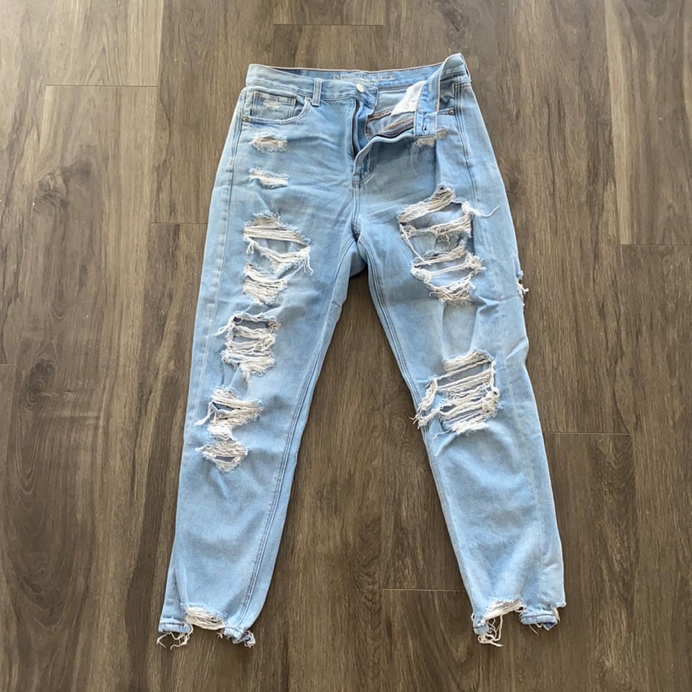 High Waisted AE Mom Jeans